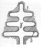 Fig.5 Graphite nodules formed by decomposition of super-saturated austenite